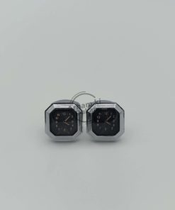 Double Lamination Cufflinks in Black color