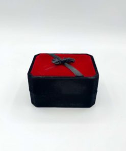 Fancy Cufflinks boxes in Red and Black color with Ribbon per dozen