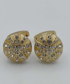 Nagina Golden Cufflinks Design 2