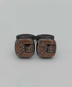 Lazer Black Cufflinks Design 4