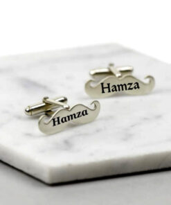 Customize Name Cufflinks Design 2