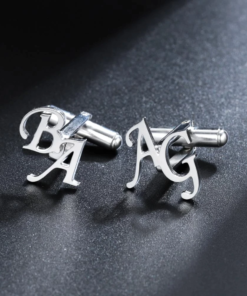 Customize Name Cufflinks Design 6