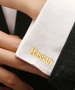 Customize Name Cufflinks Design 10